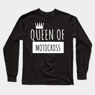 Motocross queen Long Sleeve T-Shirt